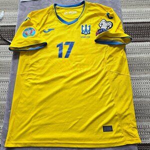 JOMA official jersey Ukraine Soccer 2XL UNISEX Like new
